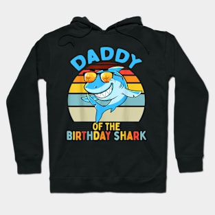 Daddy Of The Shark Birthday Dad Matching Family Hoodie